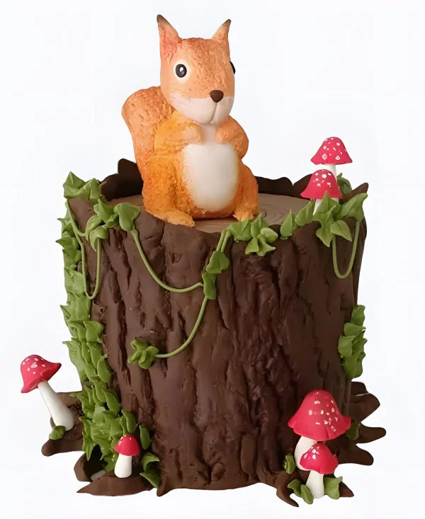 Торт В лесу с мухоморами Фото