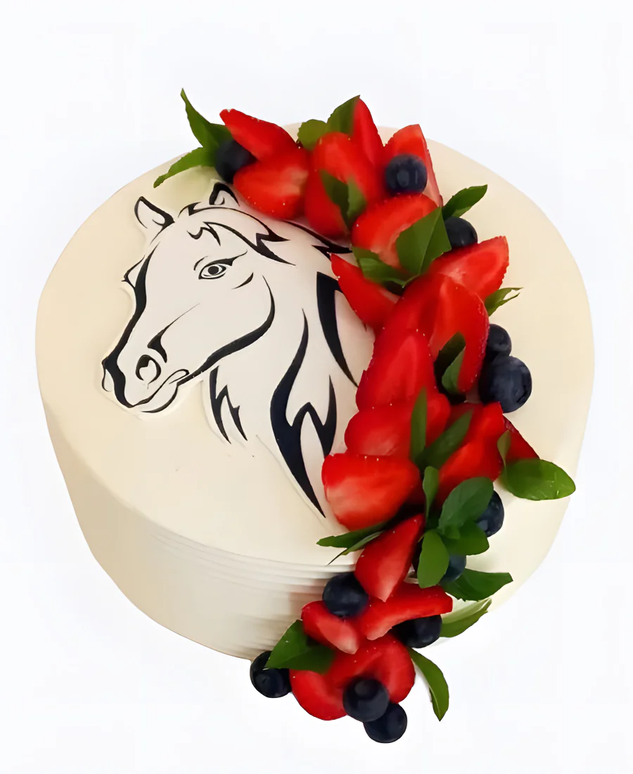 Торт Ягодная дуга Фото