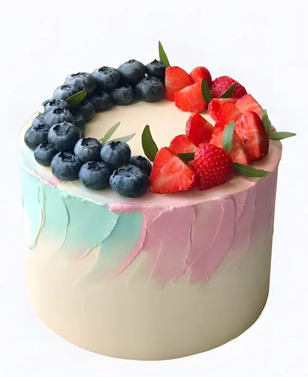 Торт Ягодный круг Фото