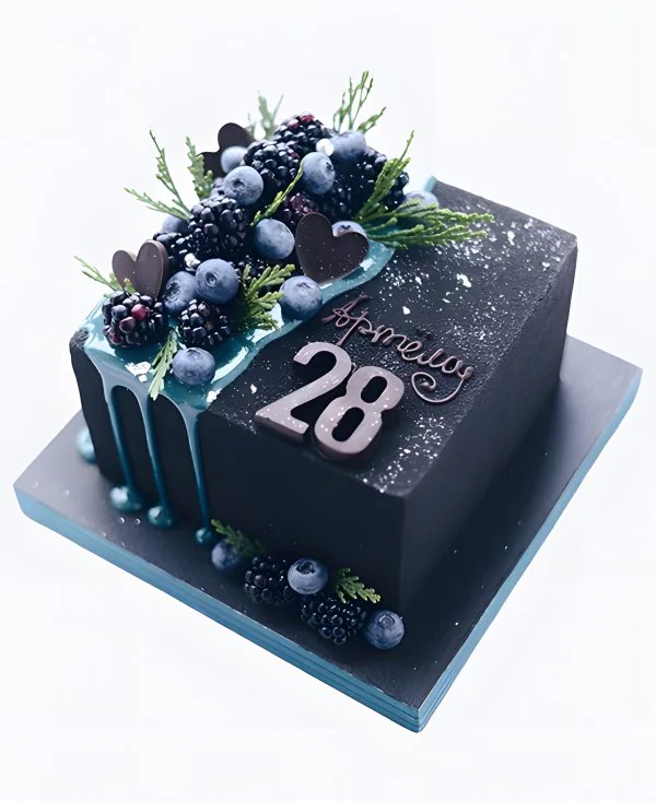 Торт Ягодный куб Фото