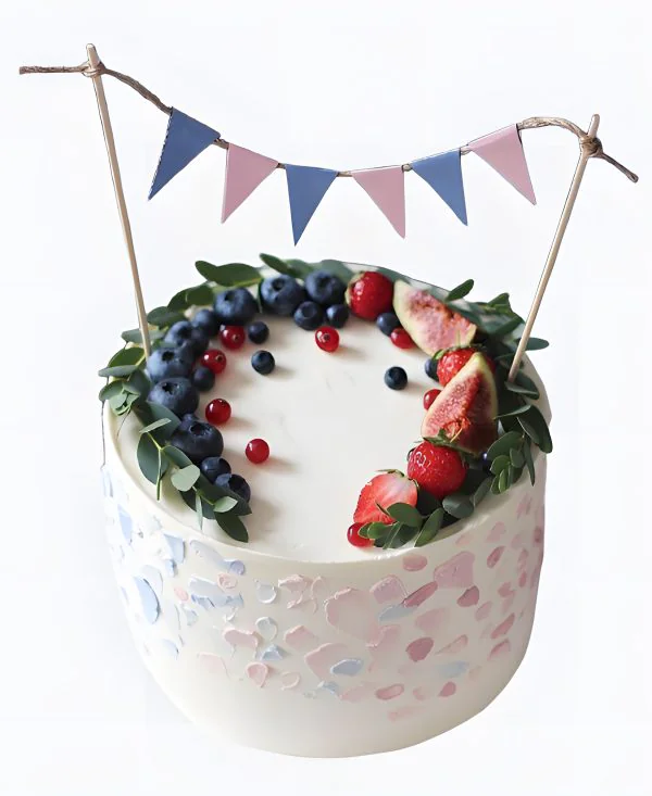 Торт Ягодный праздник для двоих Фото