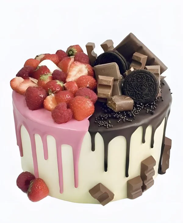 Торт Ягоды и печенье Фото