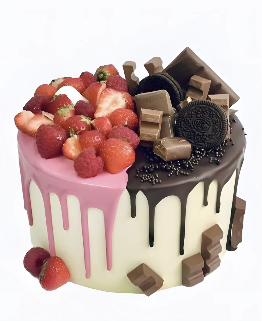 Торт Ягоды и печенье Фото