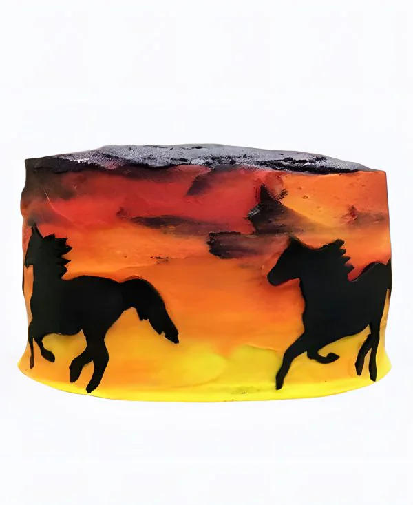 Торт Огненные лошади Фото