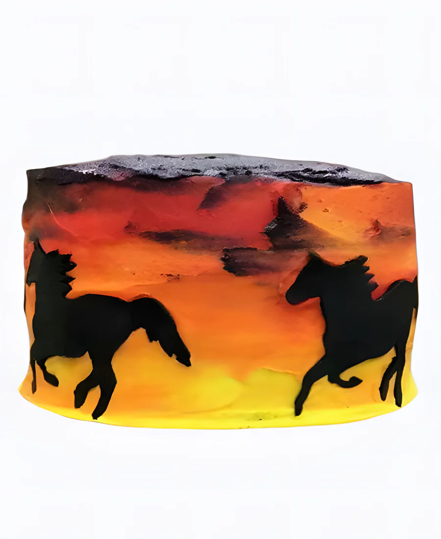 Торт Огненные лошади Фото