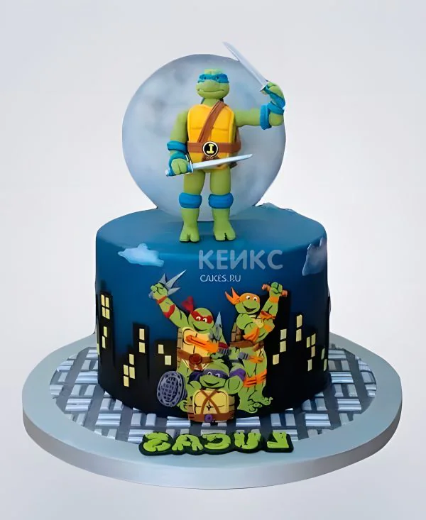 Торт Черепашки ниндзя 18 Фото