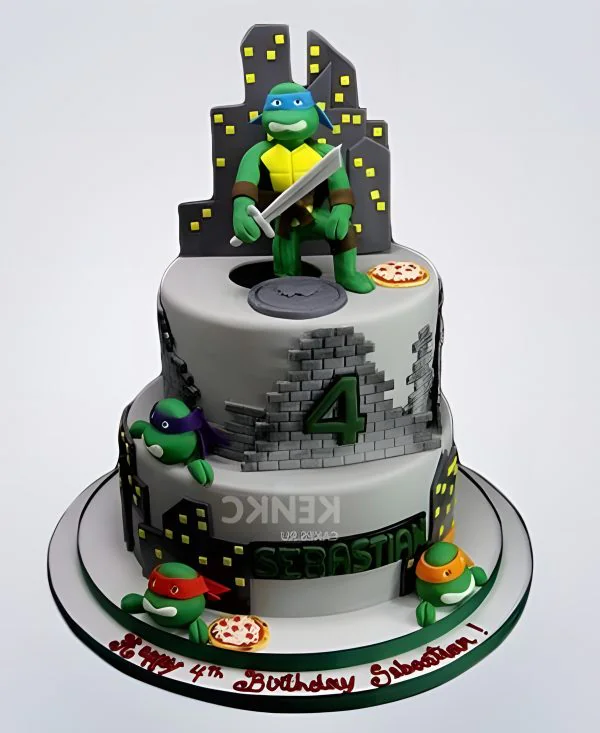 Торт Черепашки ниндзя 22 Фото