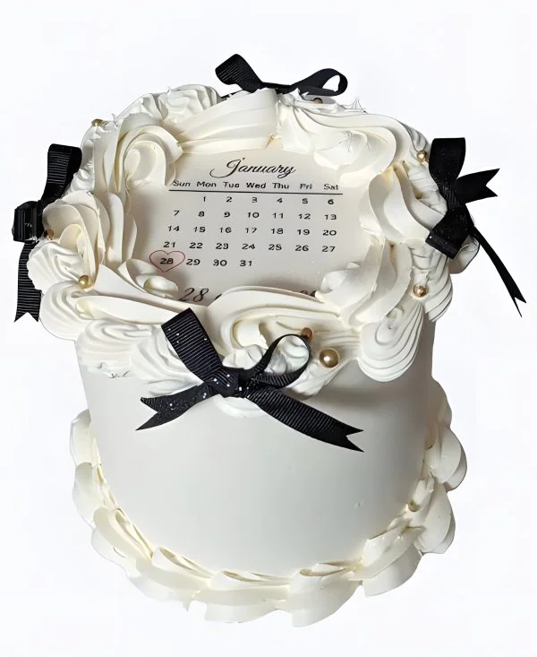 Торт Дата в календаре Фото