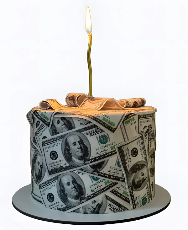 Торт Долларовый праздник Фото