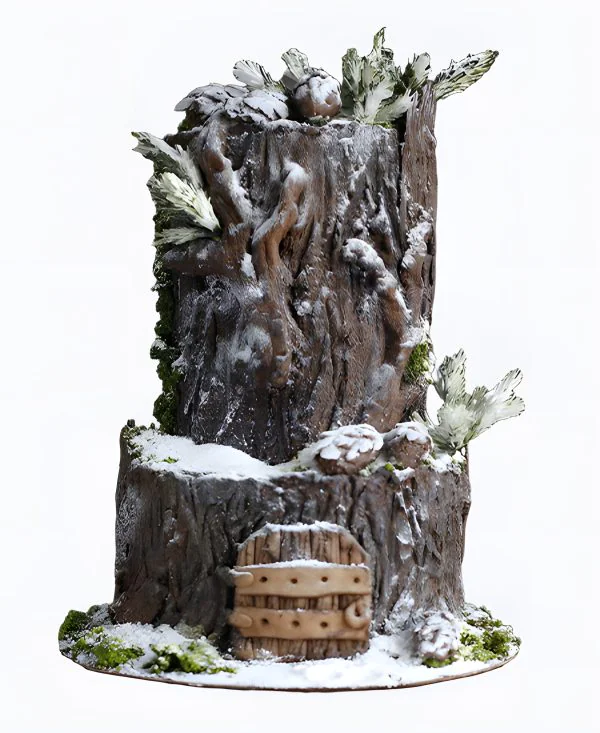 Торт Домик в пне Фото
