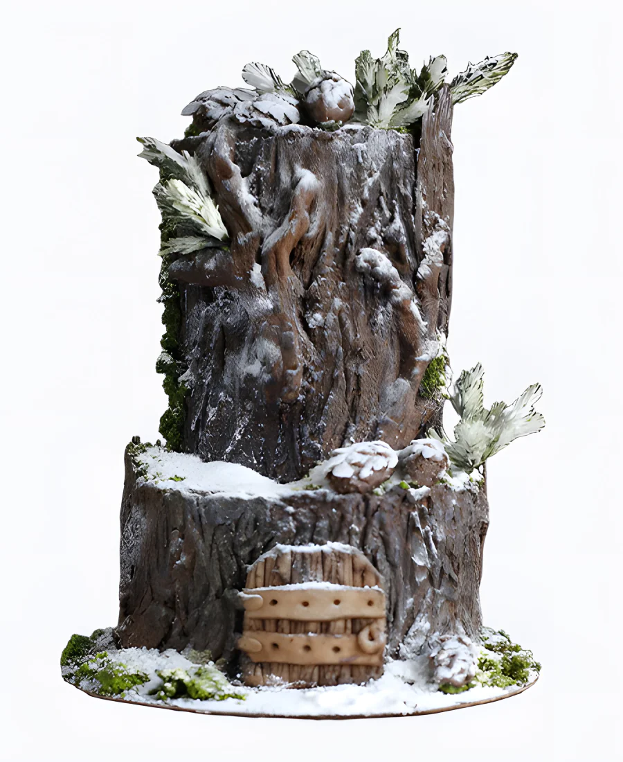 Торт Домик в пне Фото