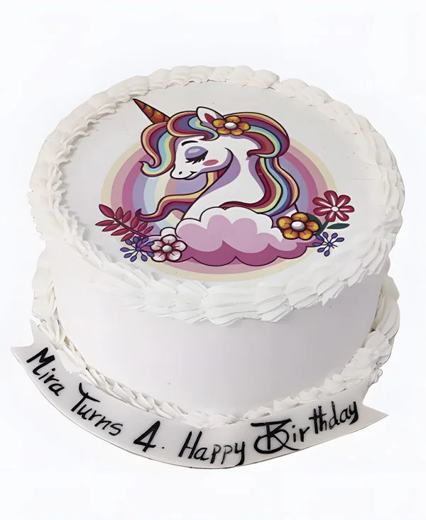 Торт Единорог на облачке Фото