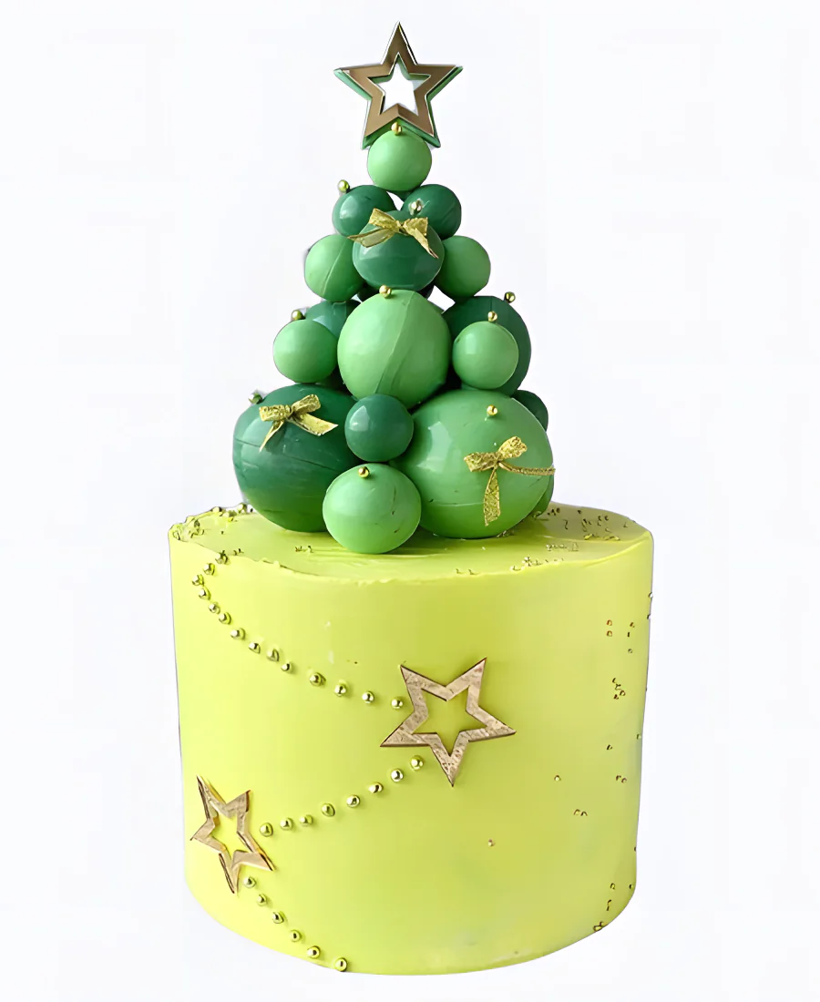Торт Елка из шаров Фото