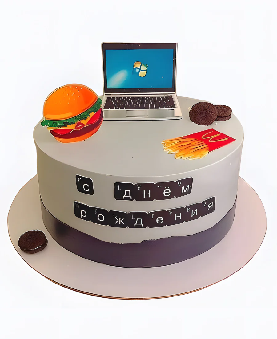 Торт Геймерский перекус Фото