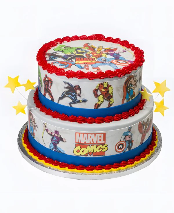 Торт Герои Marvel Фото