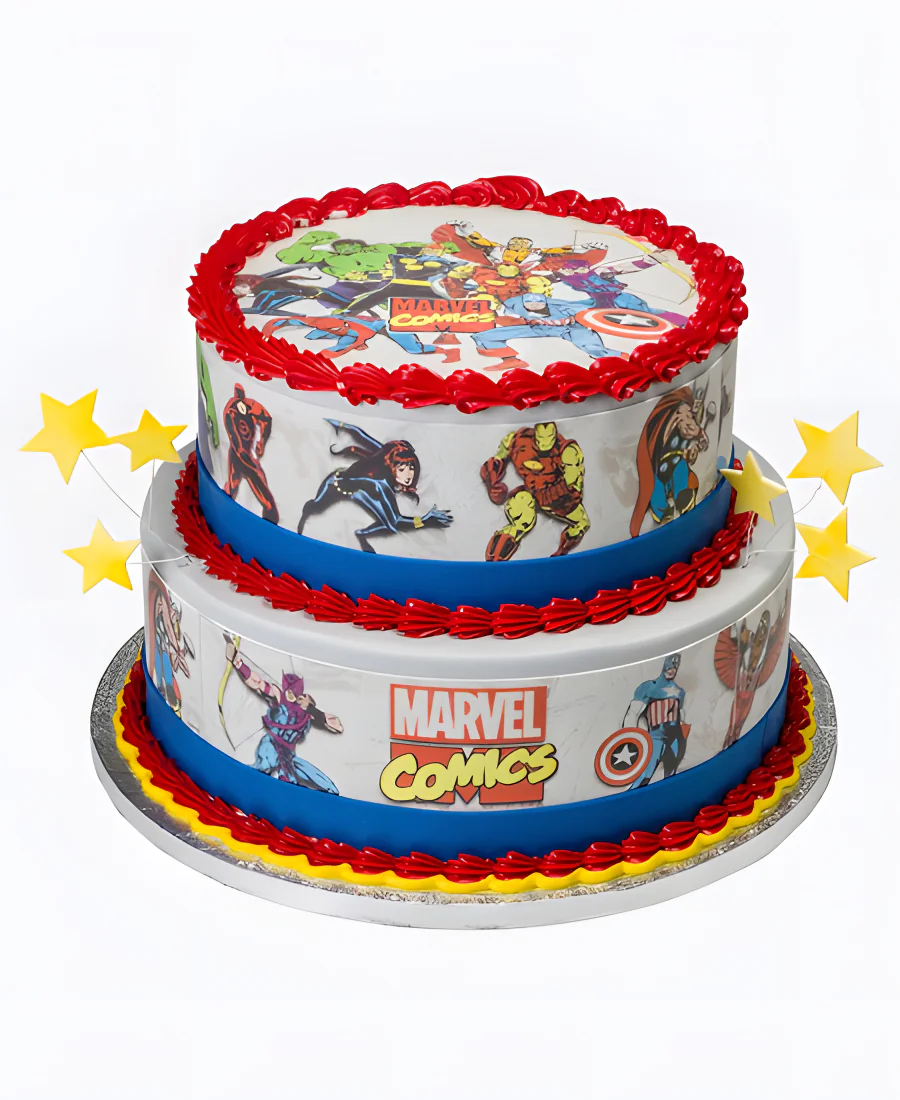 Торт Герои Marvel Фото