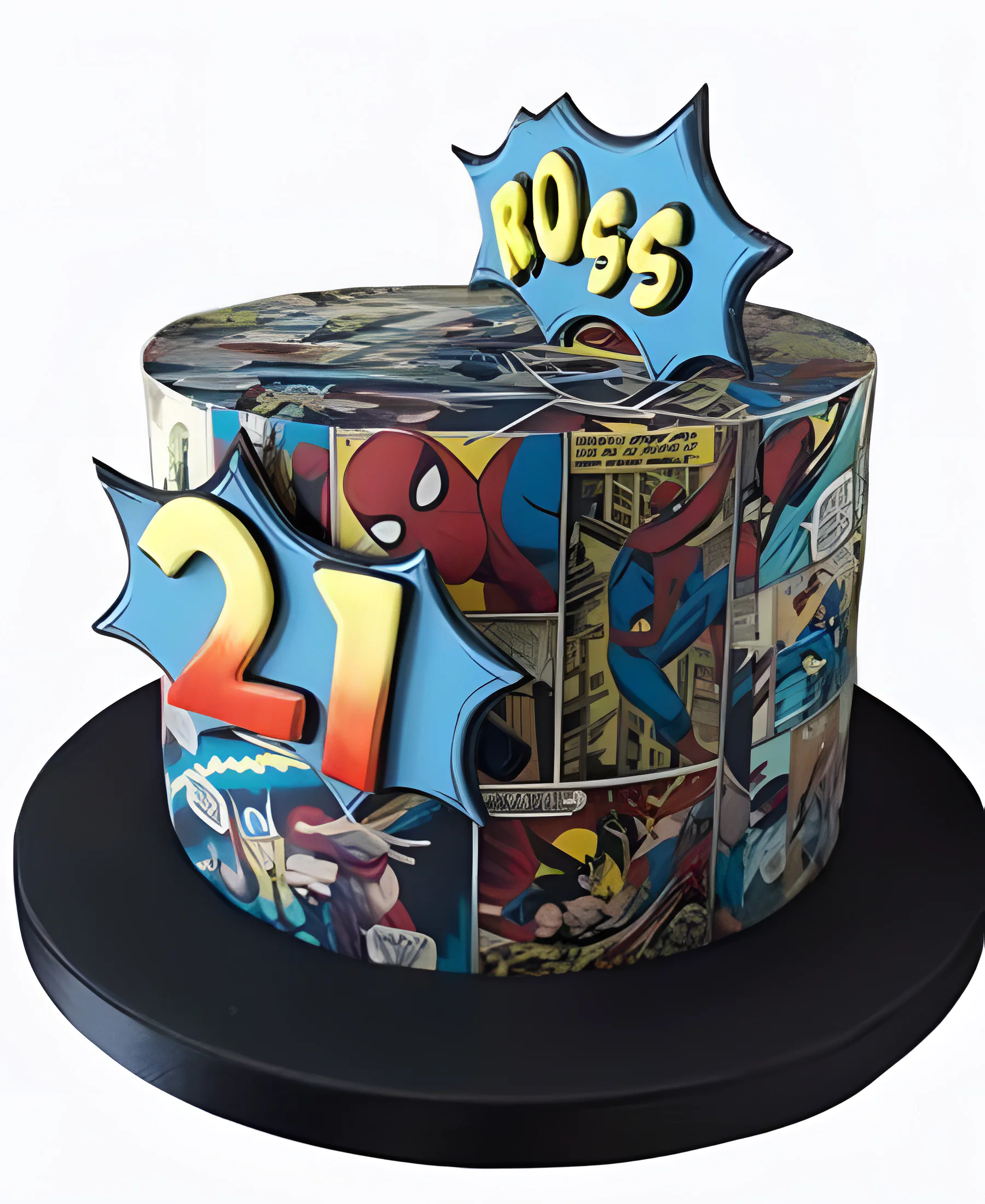 Торт Геройский комикс Фото