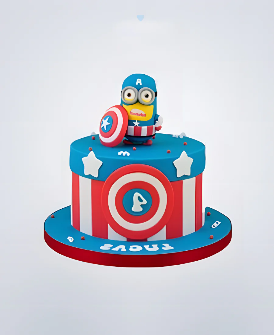 Торт капитан америка 4 Фото