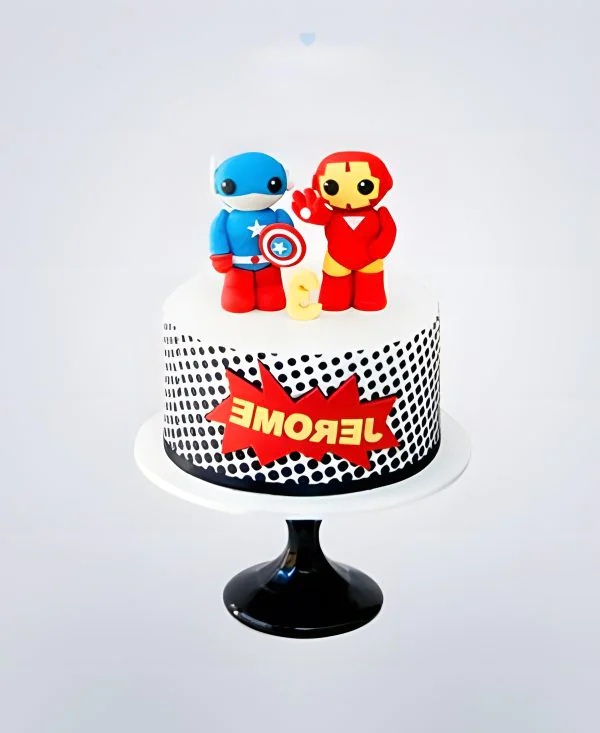 Торт капитан америка 5 Фото