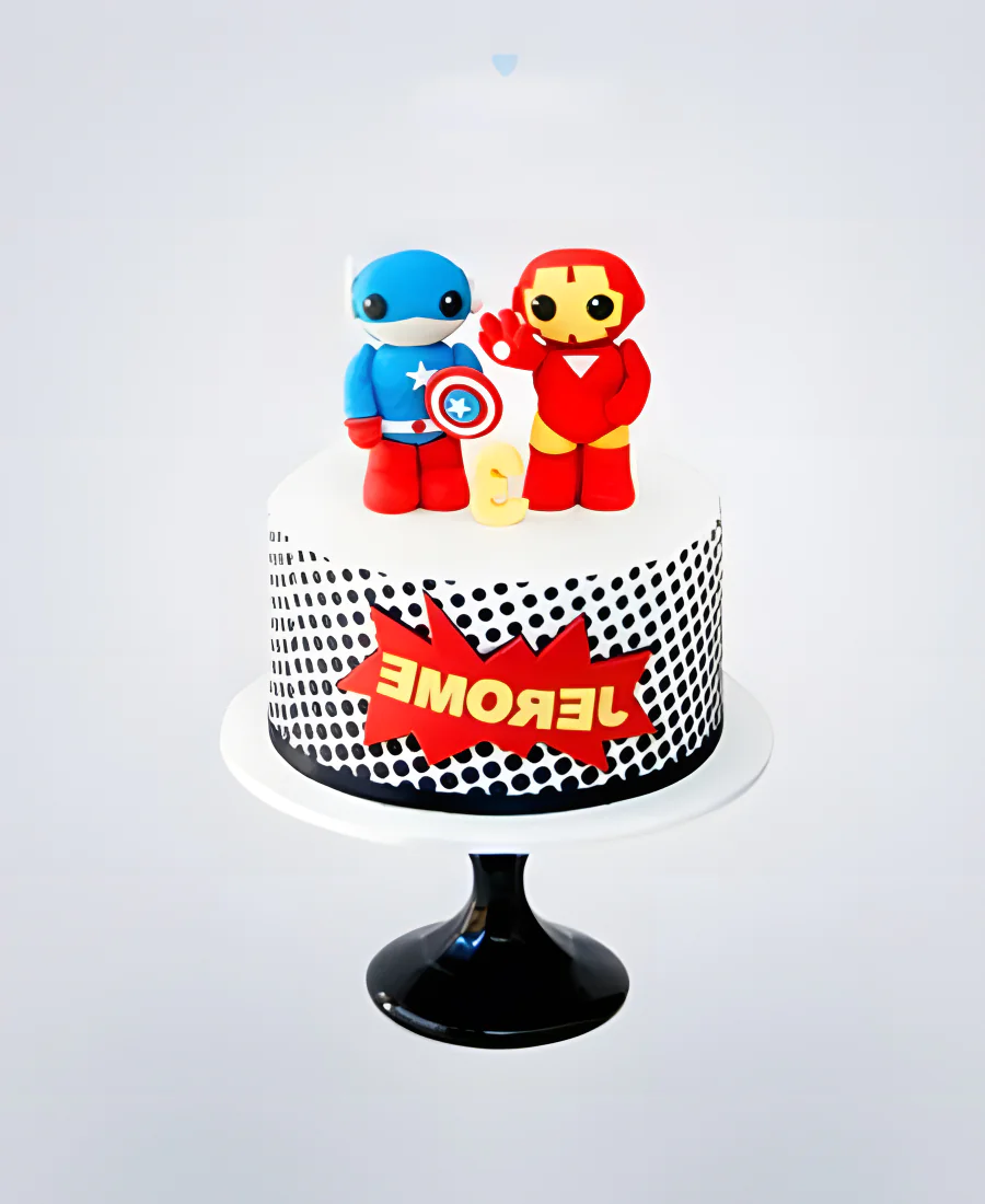 Торт капитан америка 5 Фото