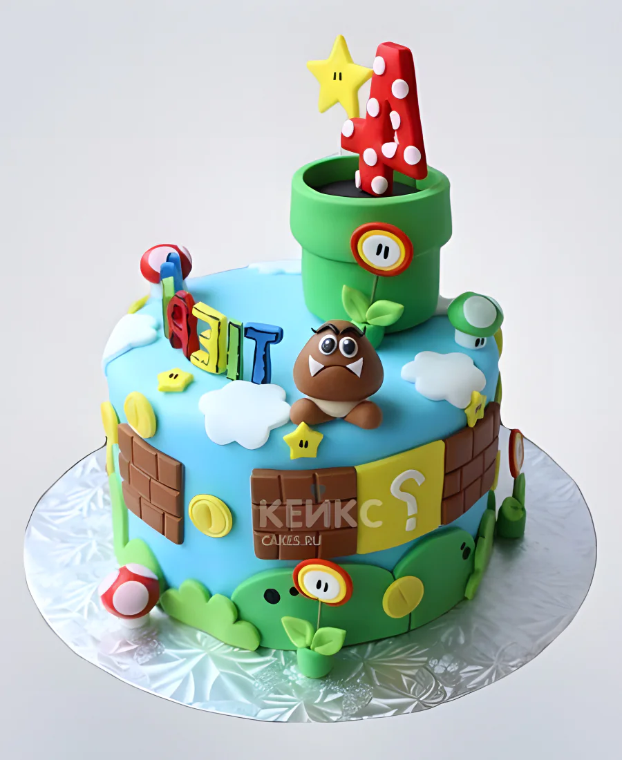 Торт Марио 2 Фото