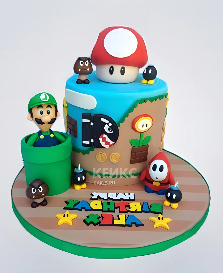 Торт Марио 4 Фото