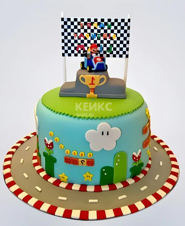 Торт Марио 5 Фото