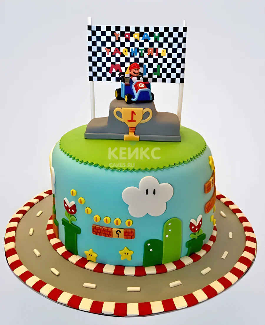 Торт Марио 5 Фото