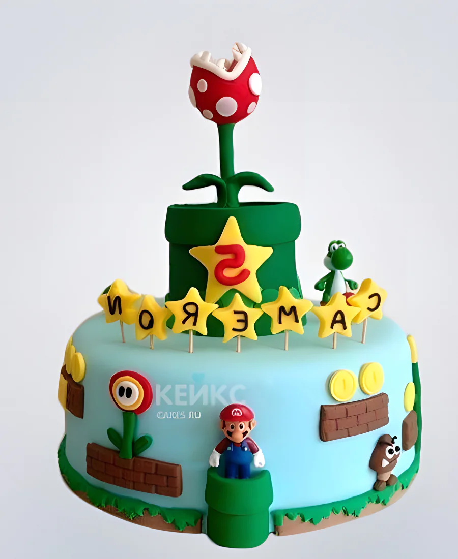 Торт Марио 8 Фото