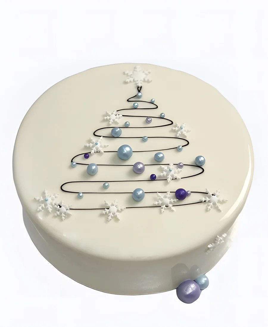 Торт Минималистичная ёлка Фото