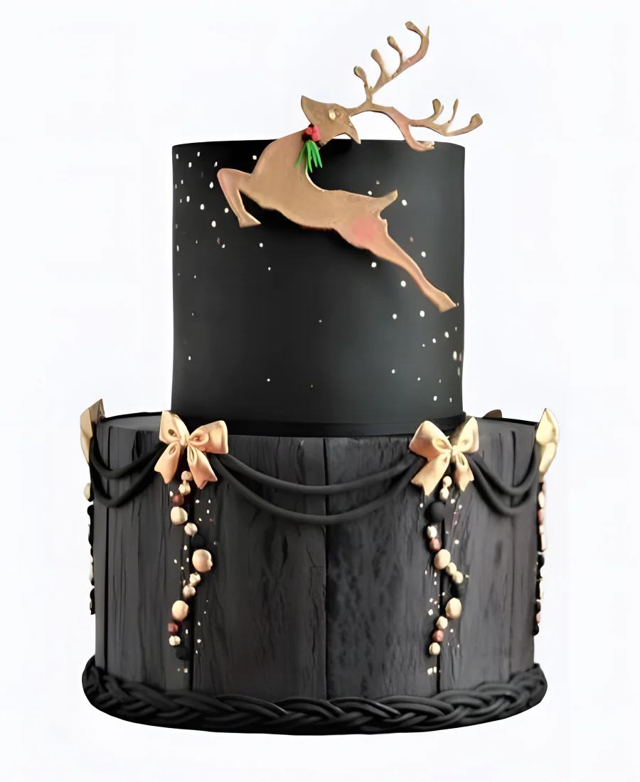 Торт Ночь и золотой олень Фото
