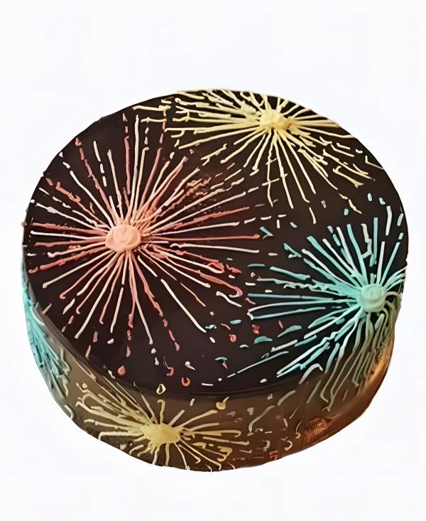 Торт Новогодний салют Фото