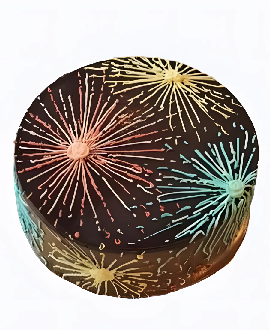 Торт Новогодний салют Фото