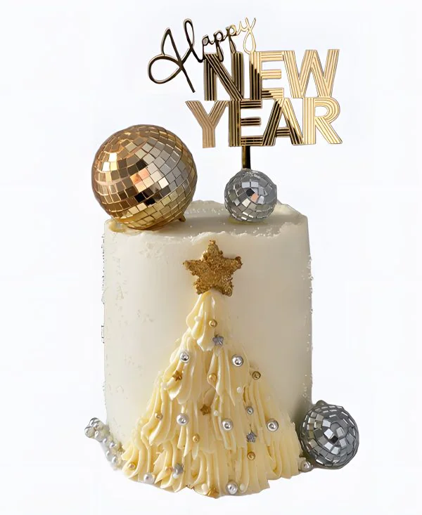 Торт Новогодняя дискотека Фото