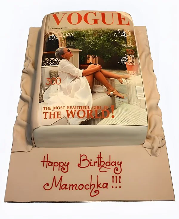 Торт Обложка Vogue Фото
