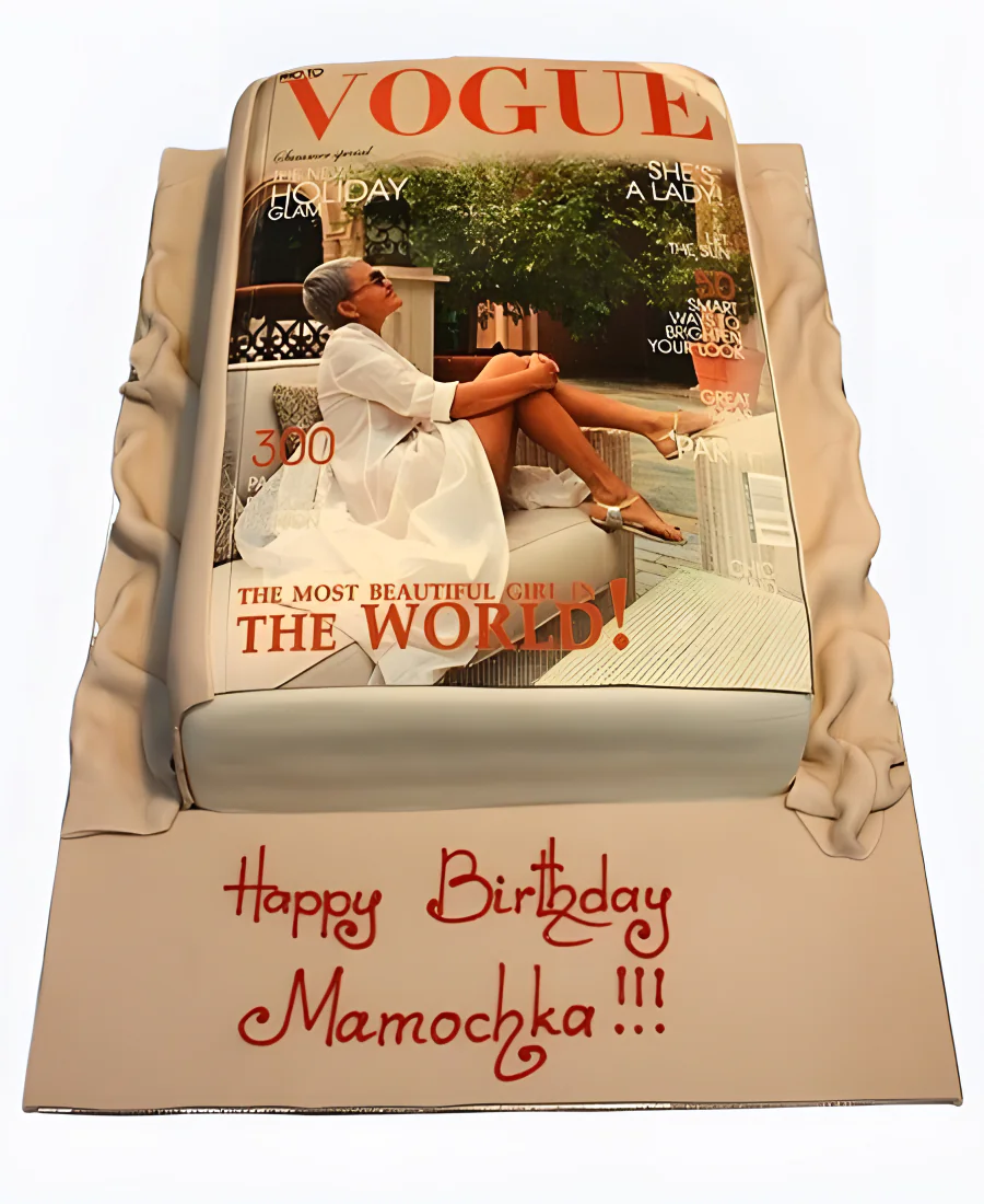Торт Обложка Vogue Фото