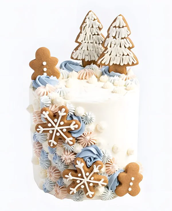 Торт Пряничная зима Фото