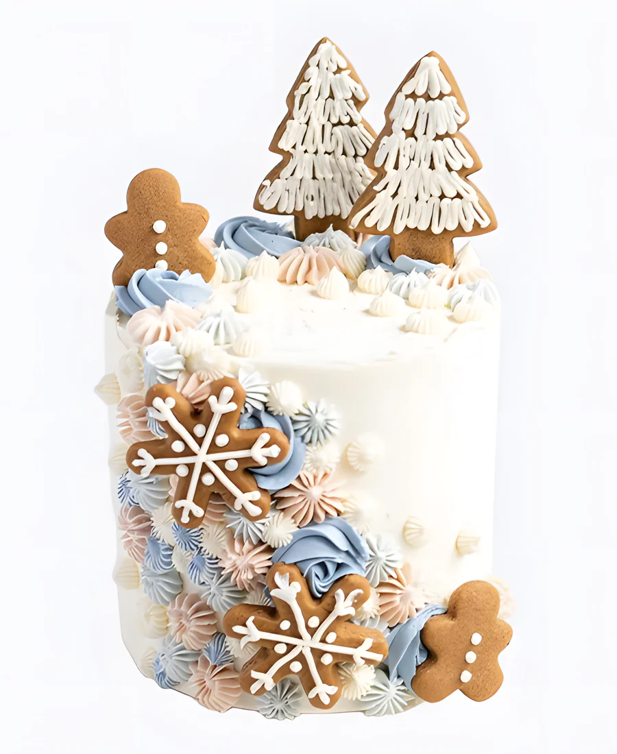 Торт Пряничная зима Фото
