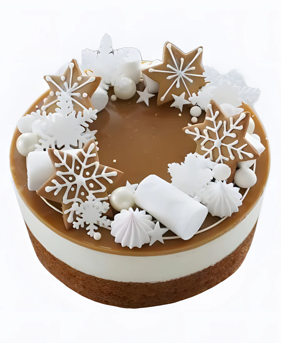 Торт Пряный карамельный снег Фото