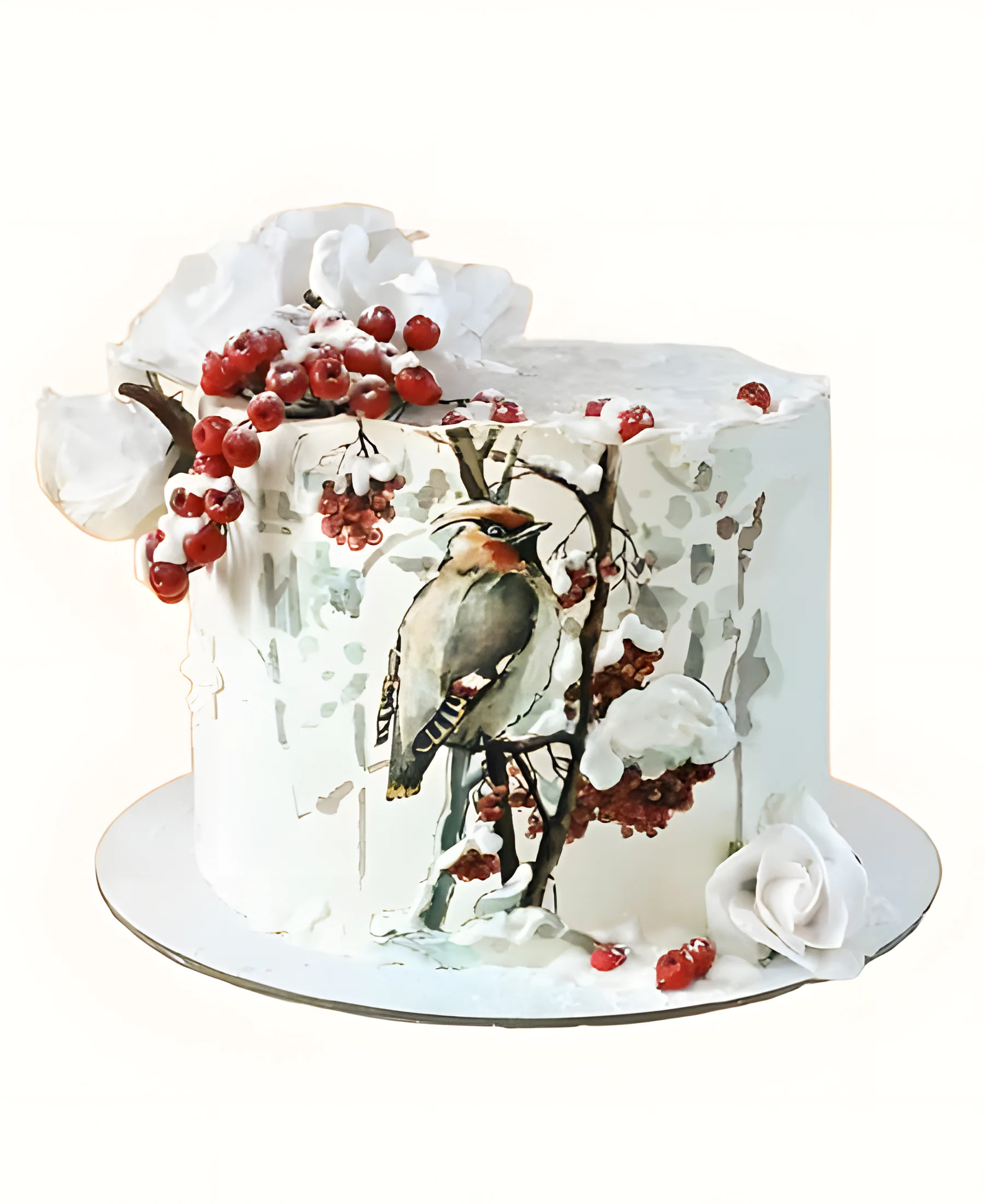 Торт Птица на рябине Фото
