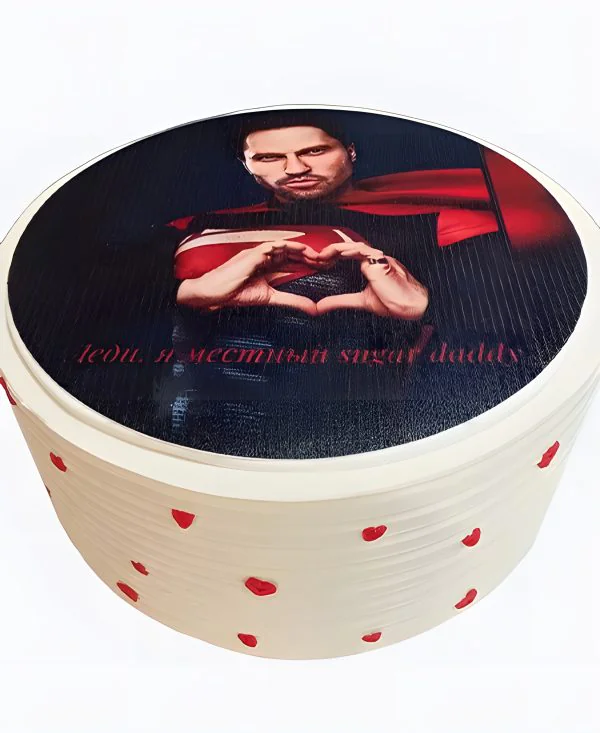 Торт Сердце в кадре Фото