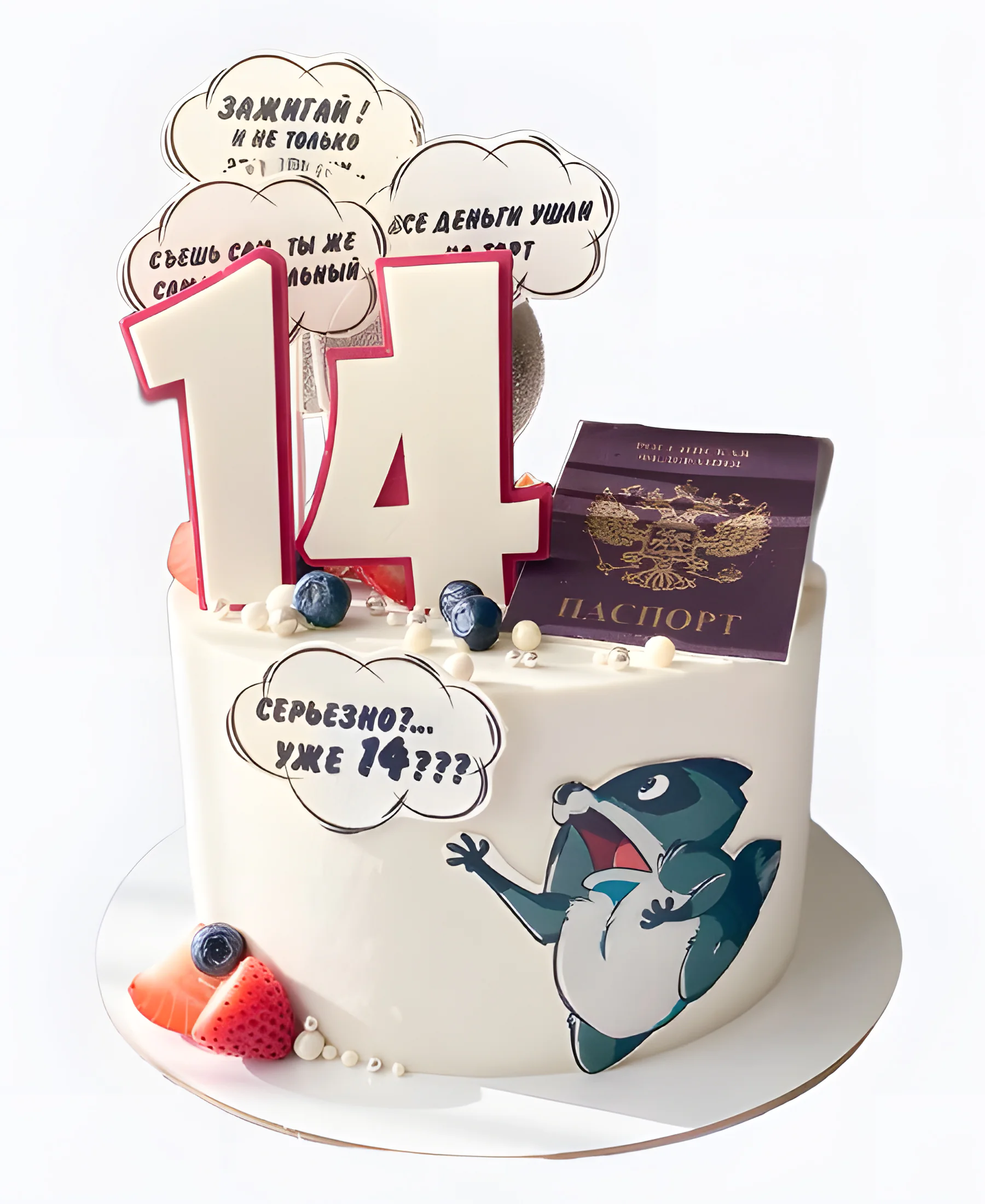 Торт Серьёзно уже 14 Фото