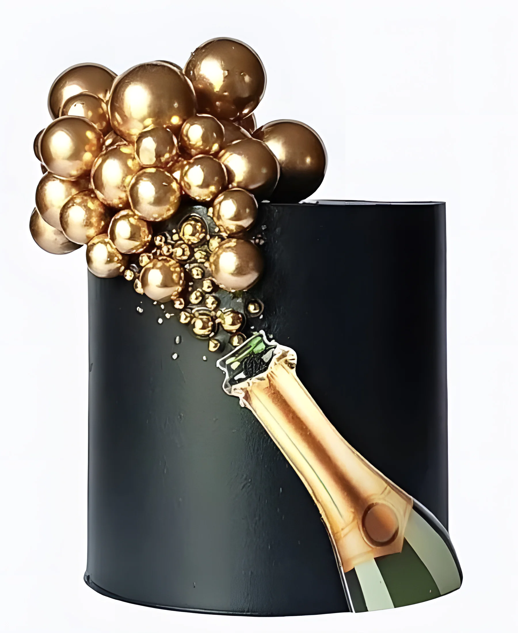 Торт Шампанское и пузыри Фото