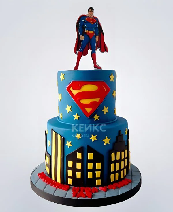 Торт Супермен 12 Фото
