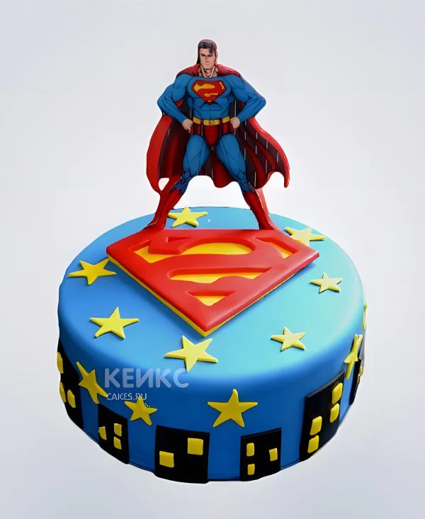 Торт Супермен 5 Фото