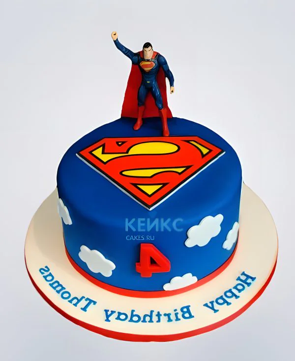 Торт Супермен 8 Фото