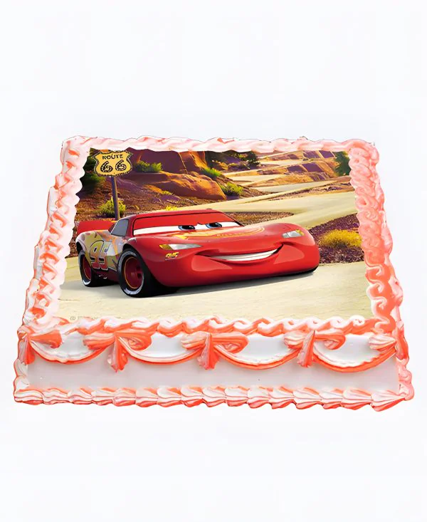 Торт Тачки гонка Фото