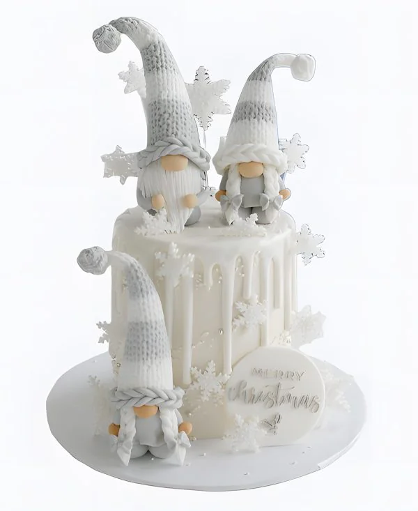 Торт Три гнома в сугробах Фото