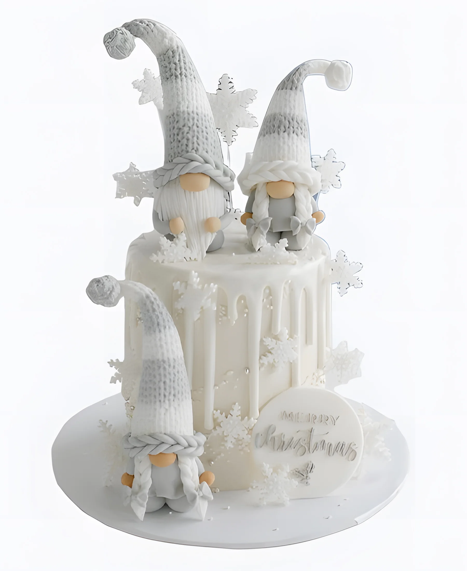 Торт Три гнома в сугробах Фото