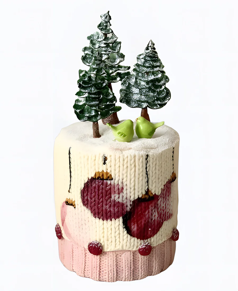 Торт Вязаный лес Фото